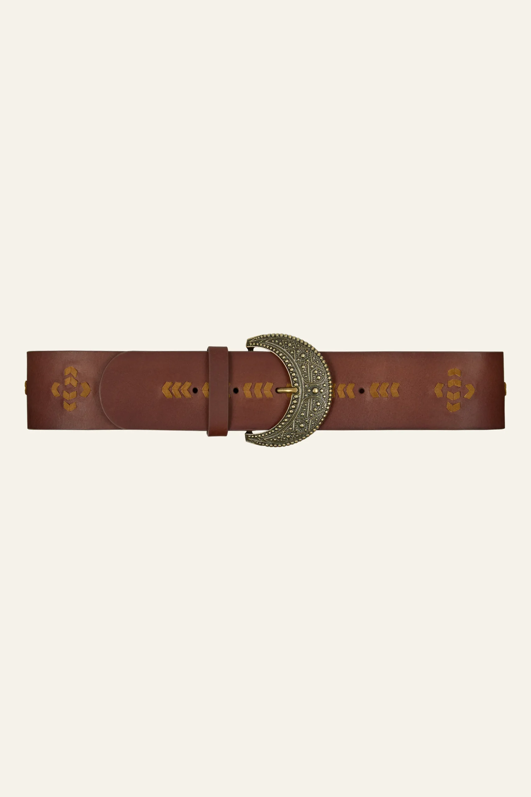 BANHA ceinture cuir tressé