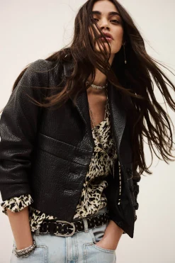 BORFEO veste cuir courte