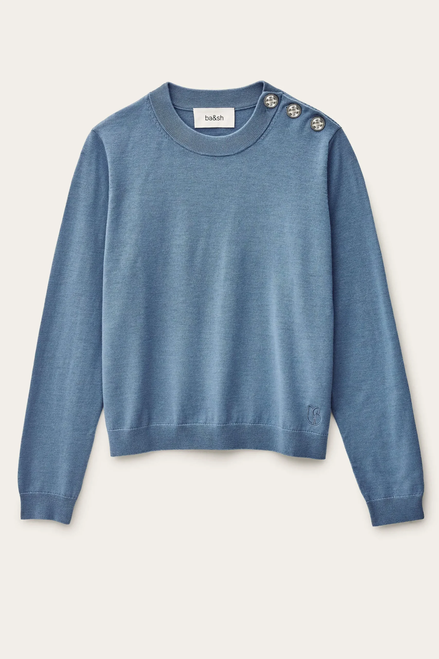 BYLEIL pull boutons dorés
