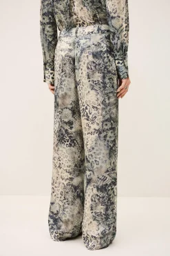 CARRINA pantalon loose imprimé