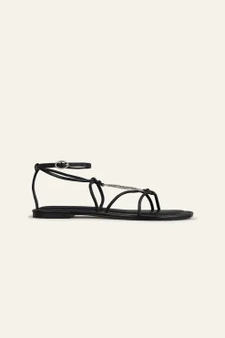 CAYA sandales plates en cuir