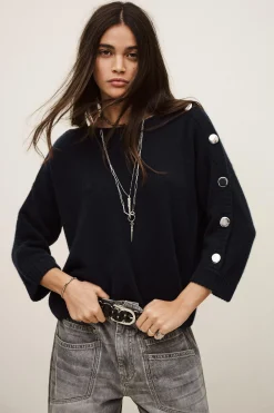 CLASSY pull cachemire bateau