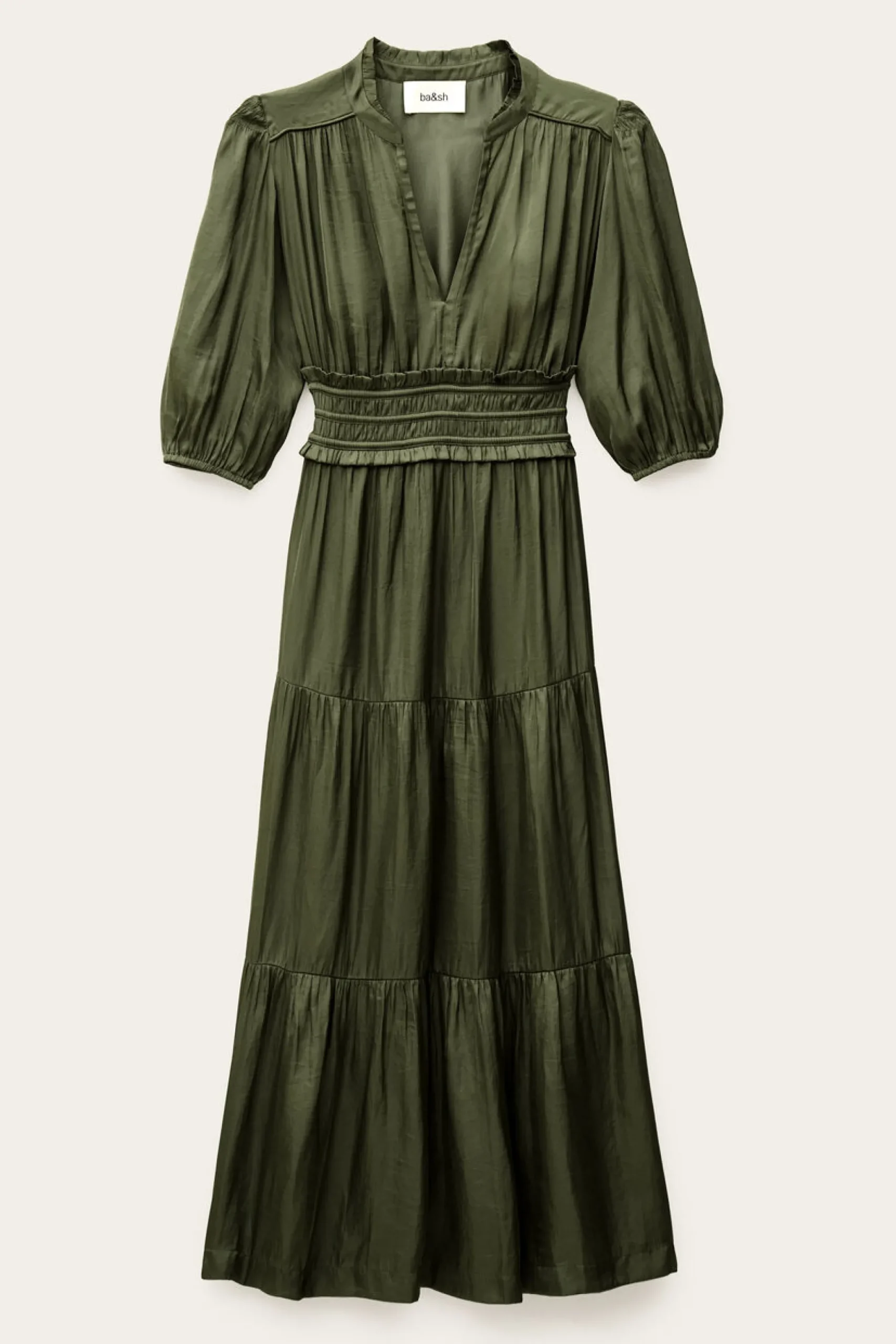 CLELI robe courte froncée