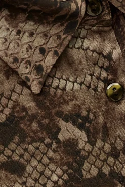 CORNELIA chemise épaulée imprimée