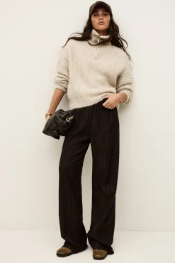 HANDREW pantalon ceinture élastiquée