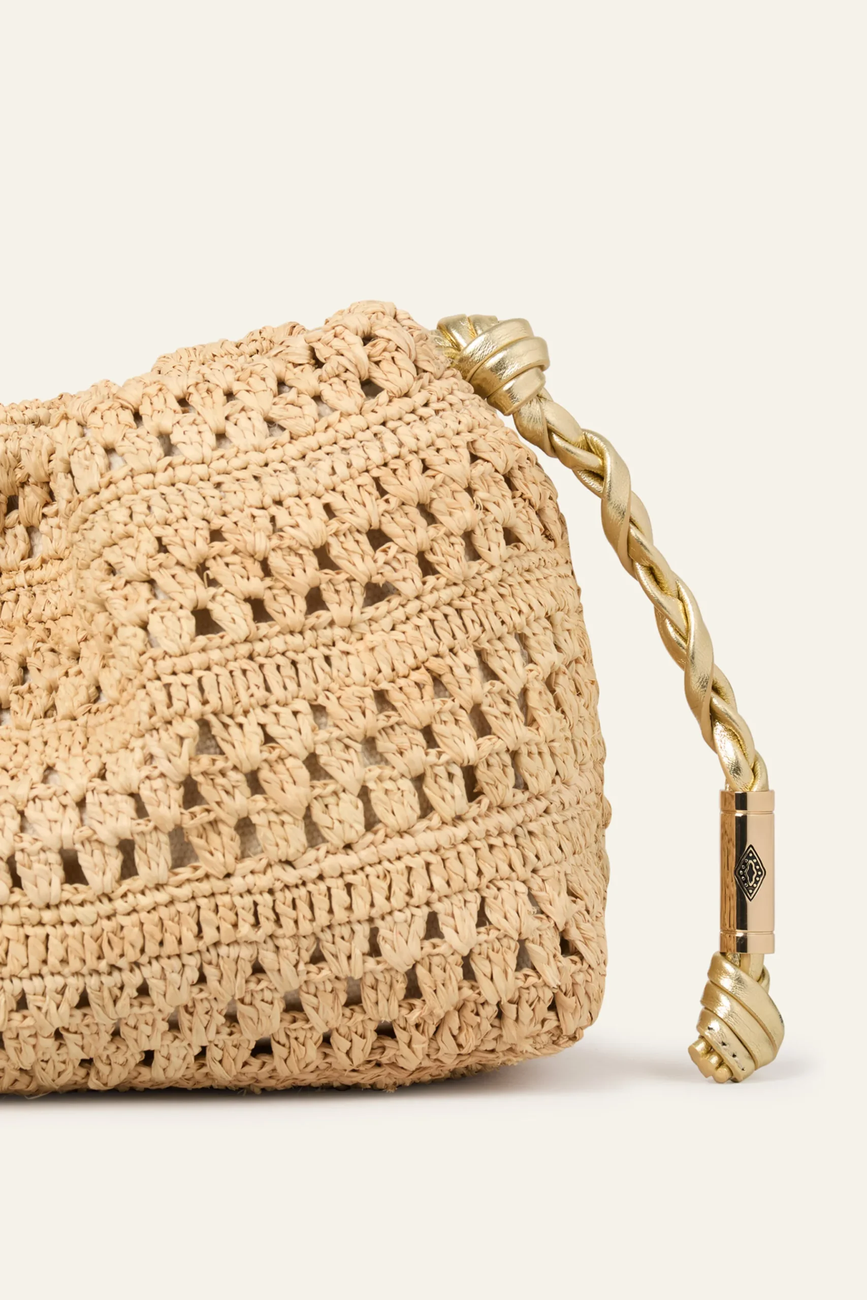 JUNE sac miniature en raphia