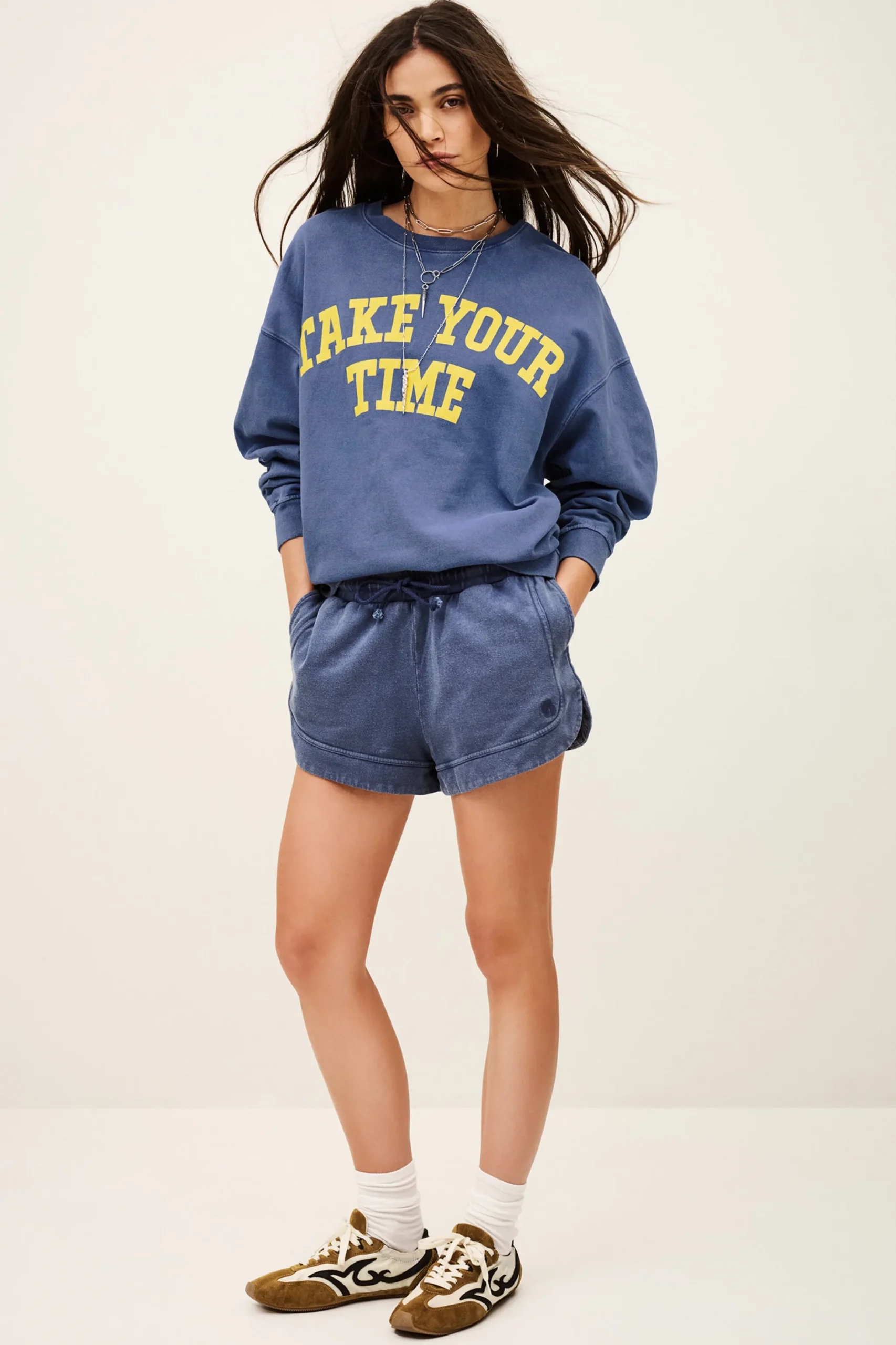 KEYRA sweatshirt oversize coton