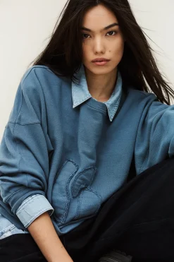 MAIA sweat-shirt loose confortable