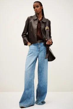 MILOS veste col claudine