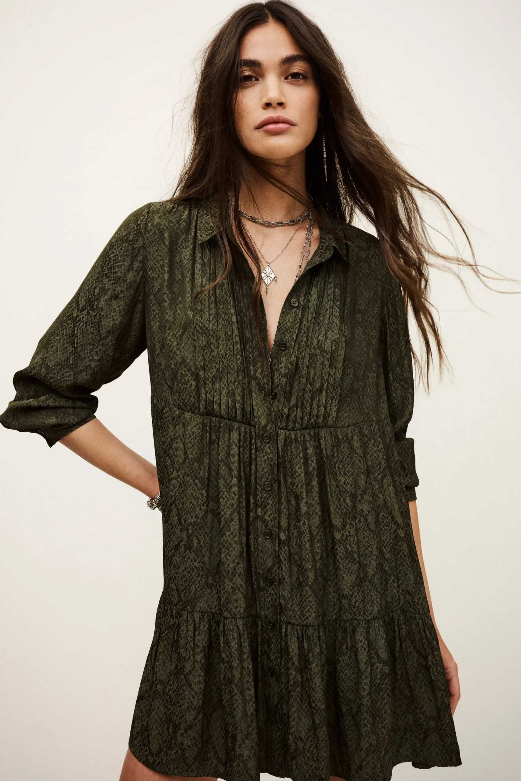 ROSYNA robe chemise courte