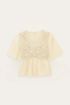 SALVI blouse manches courtes