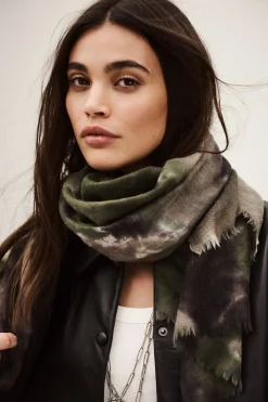 SOFIA foulard laine soie