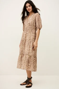 TANYSSA robe midi imprimée