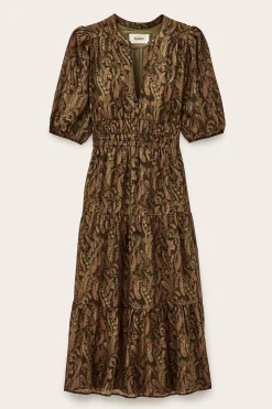 TANYSSA robe midi imprimée