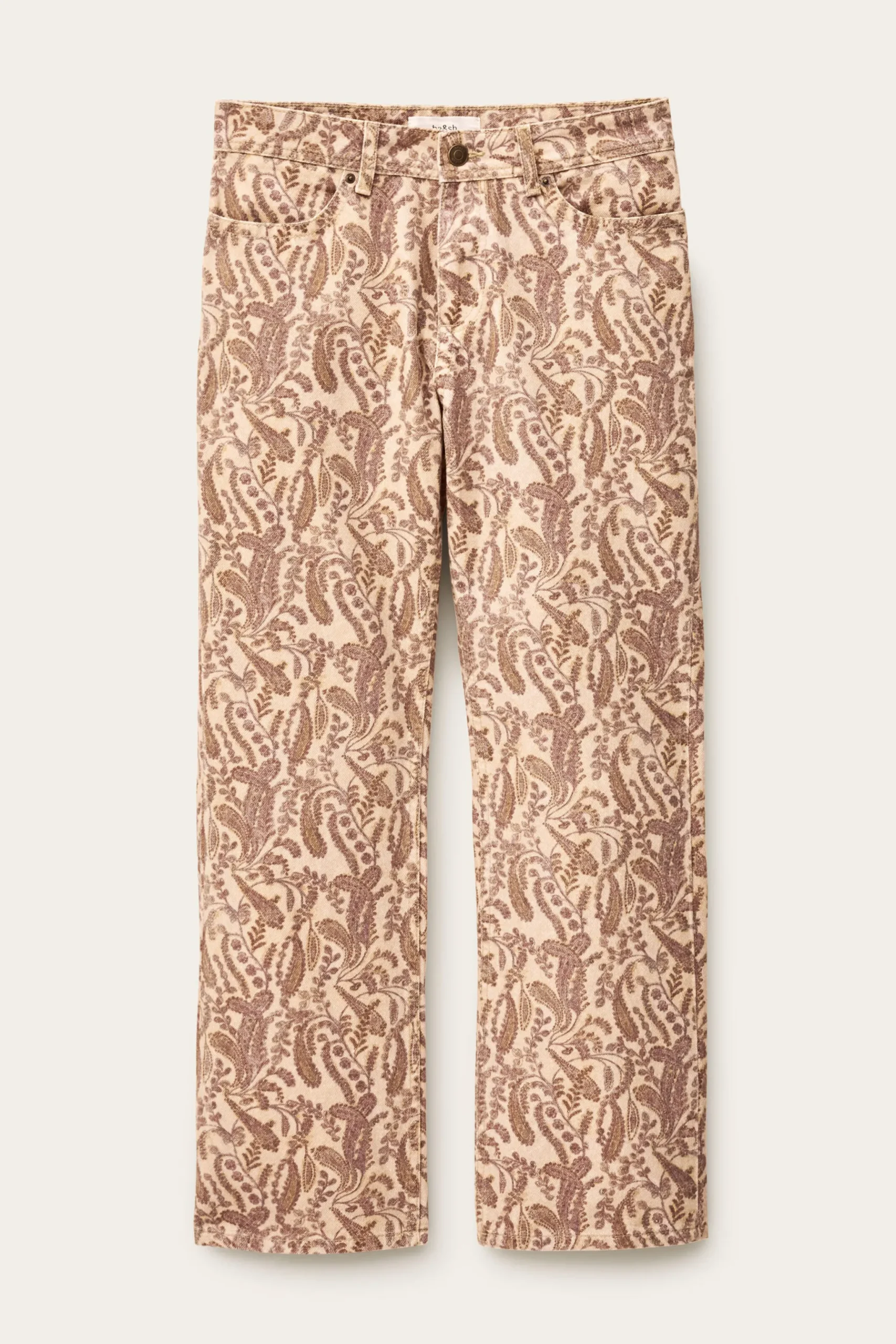 TOOTY jean bootcut imprimé