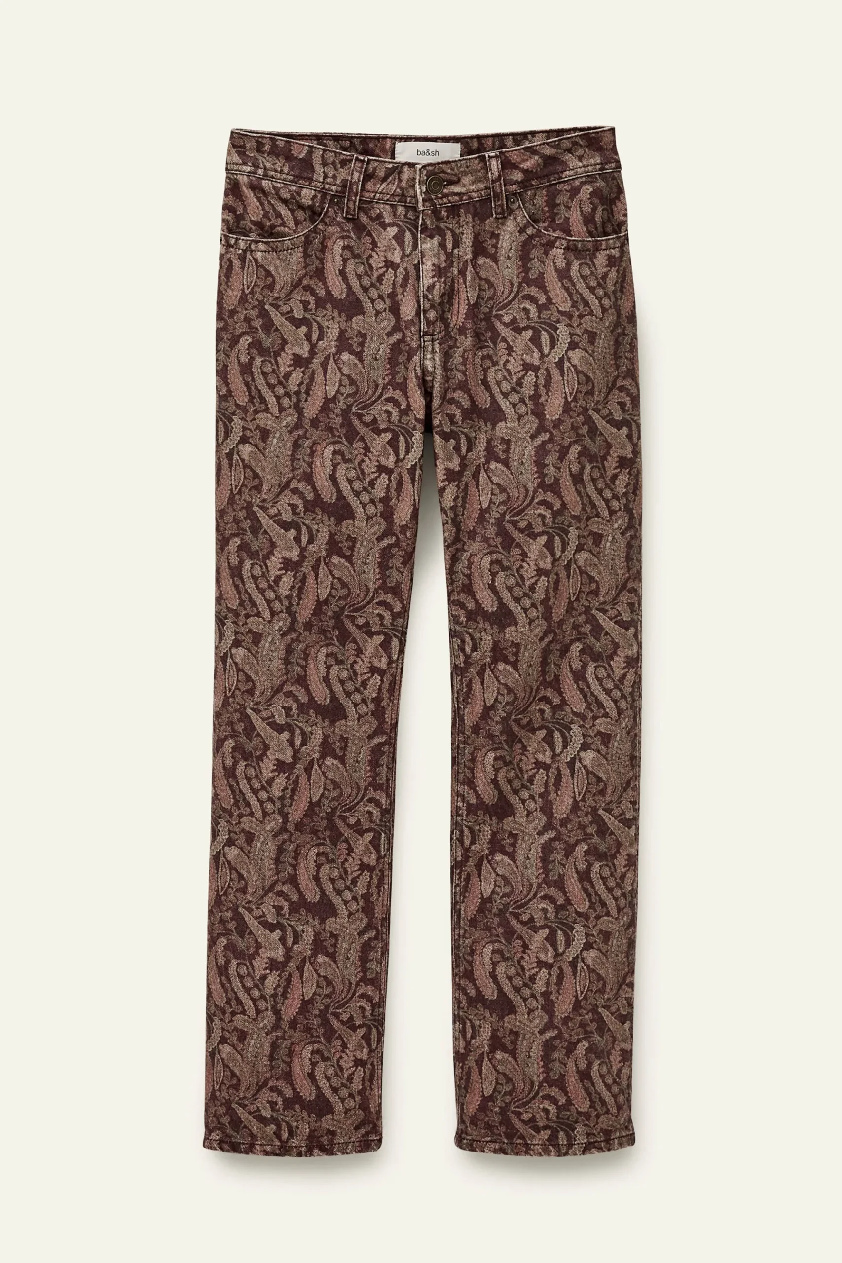 TOOTY jean bootcut imprimé